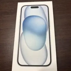 Apple iPhone 15 青色モデル の箱