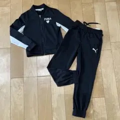 PUMA ジャージ　上下　セット 120cm 黒/白 女の子用　プーマ