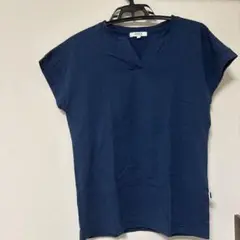 AIGLE ネイビー 半袖シャツ