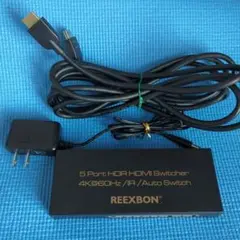 動作確認済 REEXBON HDMI Switcher 切替器 5入力1出力
