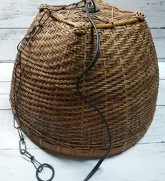 ★美品 ラタンランプシェード 籐のランプ