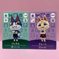 あつ森amiiboカード　バンダム　ジェーン