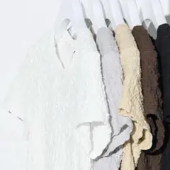 UNIQLO シャーリングT Lホワイト