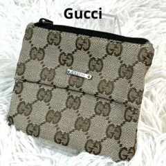 グッチ　GGキャンバス　ポケットティッシュケース　115257