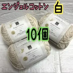 エンジェルコットン 2001番 ホワイト 10個