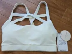新品 JILL STUART クロスストラップ ヨガブラトップ オフホワイト S