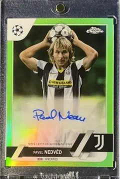 Topps Chrome NEDVED ネドベド 直筆サイン ゴールド 50シリ 2025年最新】ネドベド サインの人気アイテム - メルカリ