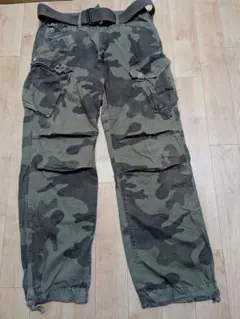 G-STAR RAW ジースターロウ ミリタリー 迷彩カーゴ パンツ　ベルト付き