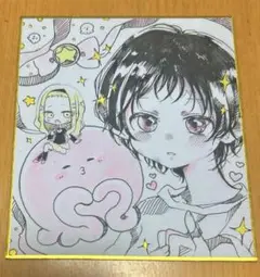手描きイラスト　タコピーの原罪　仲直り