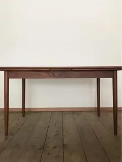 北欧ビンテージ・チーク材 エクステンションテーブル