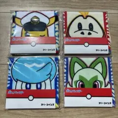 3COINS(スリーコインズ) タオルハンカチ ポケットモンスター 4枚セット