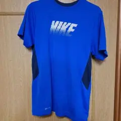 NIKE DRI-FIT 青 Tシャツ L