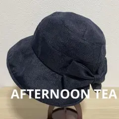 AFTERNOON TEA WARDROBE ネイビー リボンハット