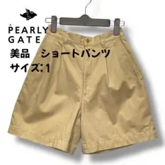 【美品】PEARLYGATE パーリーゲイツショートパンツ サイズ1Mサイズ相当