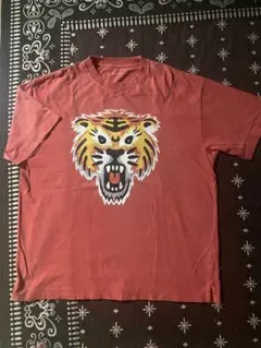グラニフオーサムタイガーレッドTシャツ半袖Ｌサイズ