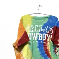DALLAS COWBOYS NFL フットボール レインボー　XL Tシャツ