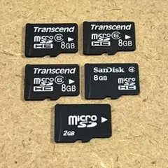 microSD HC 5個
