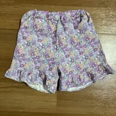 プティマイン　水陸　花柄フリルショートパンツ　120