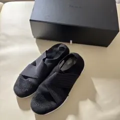 レペット　ブラック メッシュ スリッポン