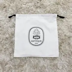 DIPTYQUE ディプティック　ロゴ巾着ポーチ　25×27cm 新品未使用