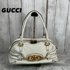 ●美品●GUCCI グッチ バッグ ホースビット バンブー 定価約28万