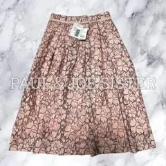 未使用タグ付き PAUL＆JOE SISTER ひざ丈 スカート レース 花柄