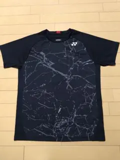 【美品】ヨネックス Tシャツ ゲームウェア 黒 メンズ M