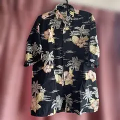 Pau Hana アロハシャツ M 黒