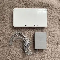 ニンテンドー3DS ホワイト 本体 動作確認済み SDカード＆充電器付き