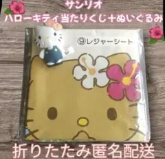 サンリオ 当たりくじ ハローキティ 日焼けキティ レジャーシート ぬいぐるみ