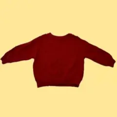 無地トレーナー　レッド　95size