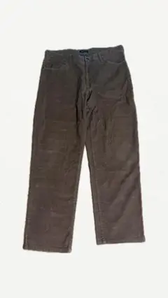 Lands' End ブラウン チノパン 36 コーデュロイ　90s