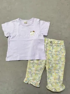 【値下げ】petit main Tシャツ ズボン 90cm セット プティマイン