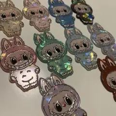Labubu オーロラアクリルチャーム