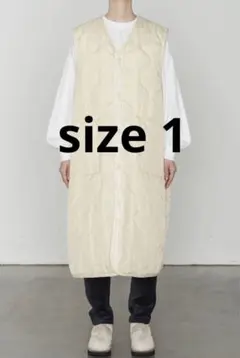 新品◇HYKE ハイク QUILTEDLONGVEST キルティングロングベスト