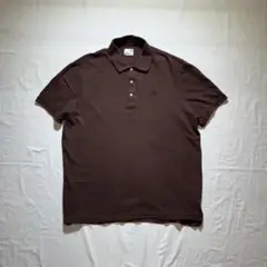Y2K モロッコ製　Lacoste ラコステ　ポロシャツ　ブラウン