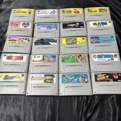 スーパーファミコンソフト20本セット（ジャンク）①