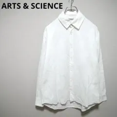 ARTS&SCIENCE コットンリネンシャツ ホワイト size3