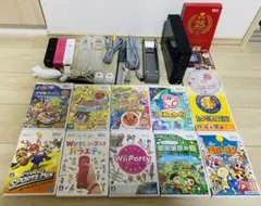 すぐ遊べる　Wii本体と周辺機器　ゲームソフト11本セット