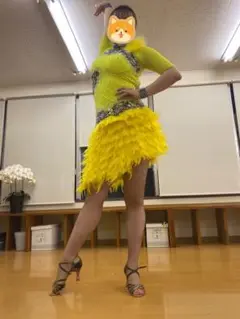 ネオンイエロー ラテンドレス