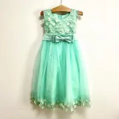 キッズ　ガールズ　女の子　お花　ドレス　発表会　誕生日