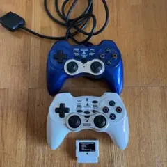 PS2 HORI ワイヤレス アナ振2 コントローラー セット