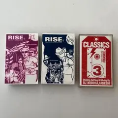RISE 1・2 & CLASSICS 3 セット クボタタケシ カセット