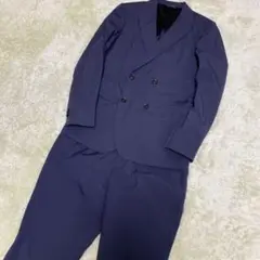 ジュンハシモト シャカシャカスーツ ダブル セットアップ ネイビー