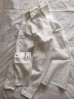 j.s Luxe購入 リネン白シャツ