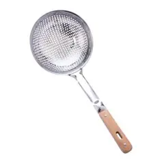 ❤️SALE❤️揚げ物バスケット 油切り水切り こし器 木製ハンドル 湯切り