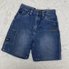 FUBU デニムハーフパンツ ロゴ キッズ6 ファッション好きの方に
