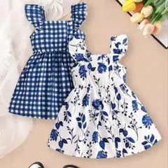 女の子　ワンピース　2点セット