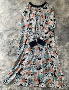 Bou Jeloud 色彩柄ワンピース38美品