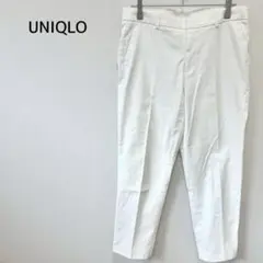 UNIQLO ユニクロ スリムテーパードパンツ M ホワイト ストレッチ 白パン